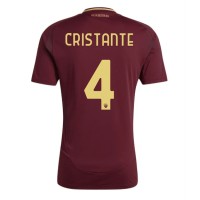 Moški Nogometni dresi AS Roma Bryan Cristante #4 Domači 2024-25 Kratek Rokav